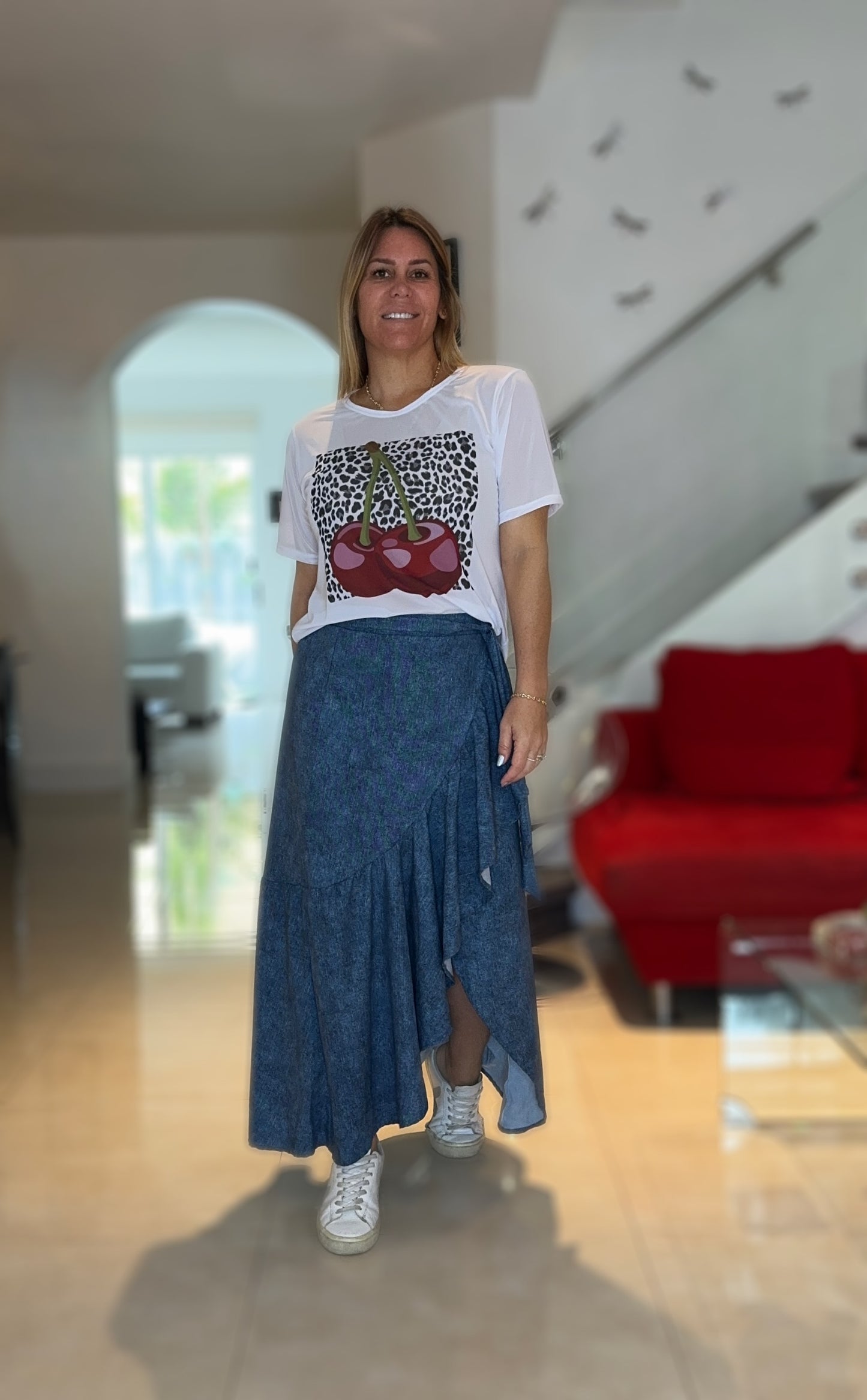 Blue Denim Sophy Skirt