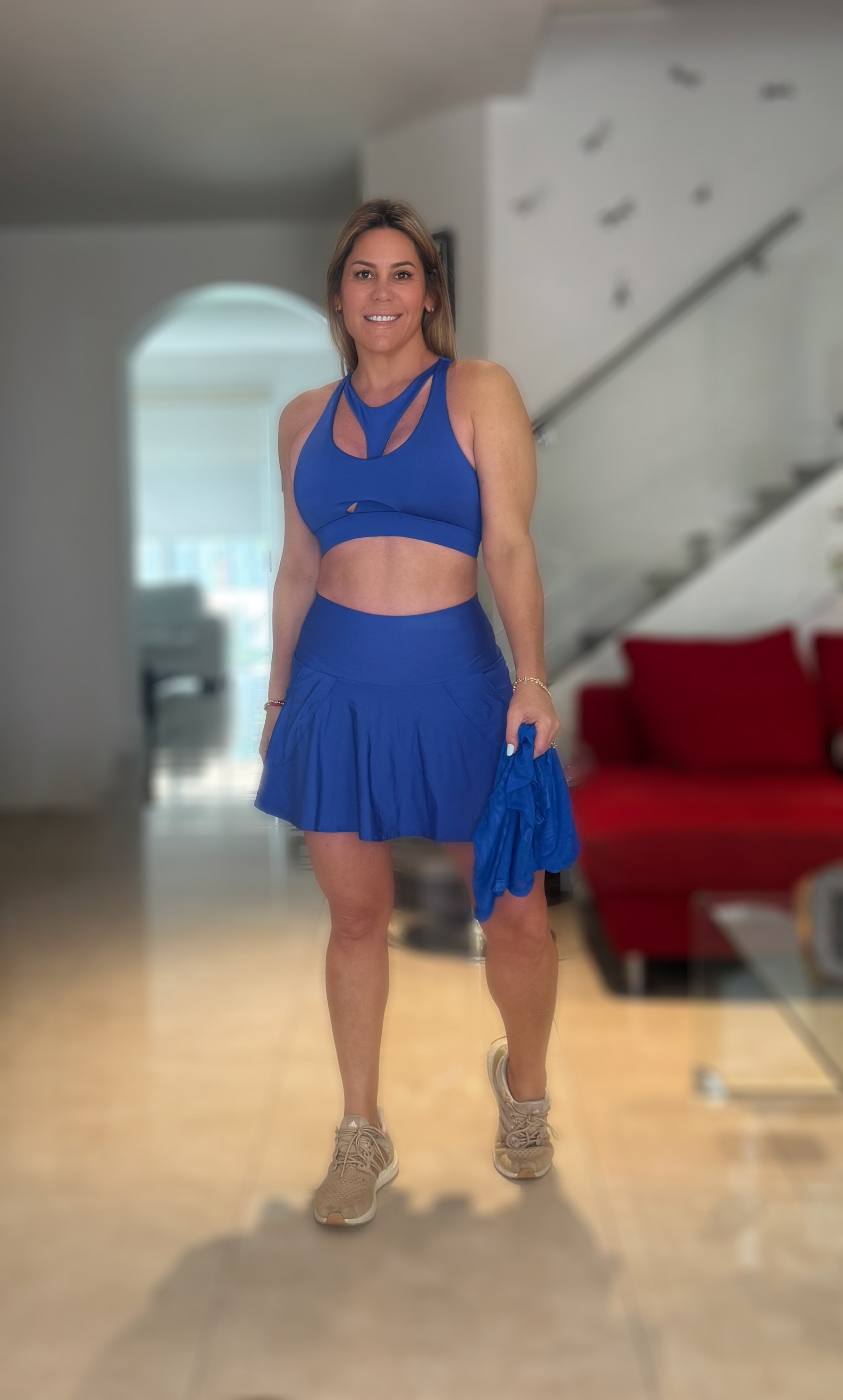 Solid Skorts Sets 3 Pieces
