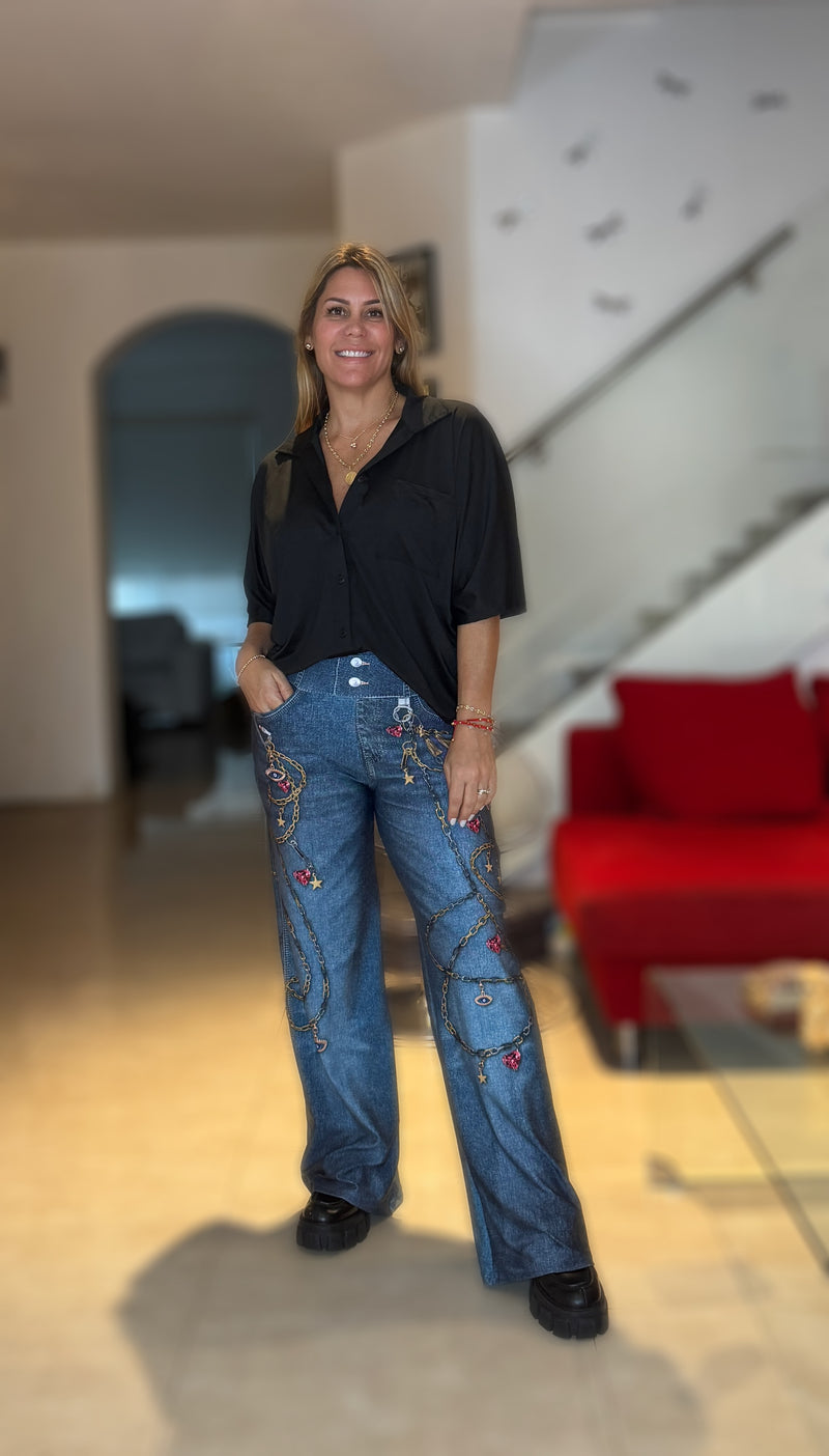 Mix Chains  Pant