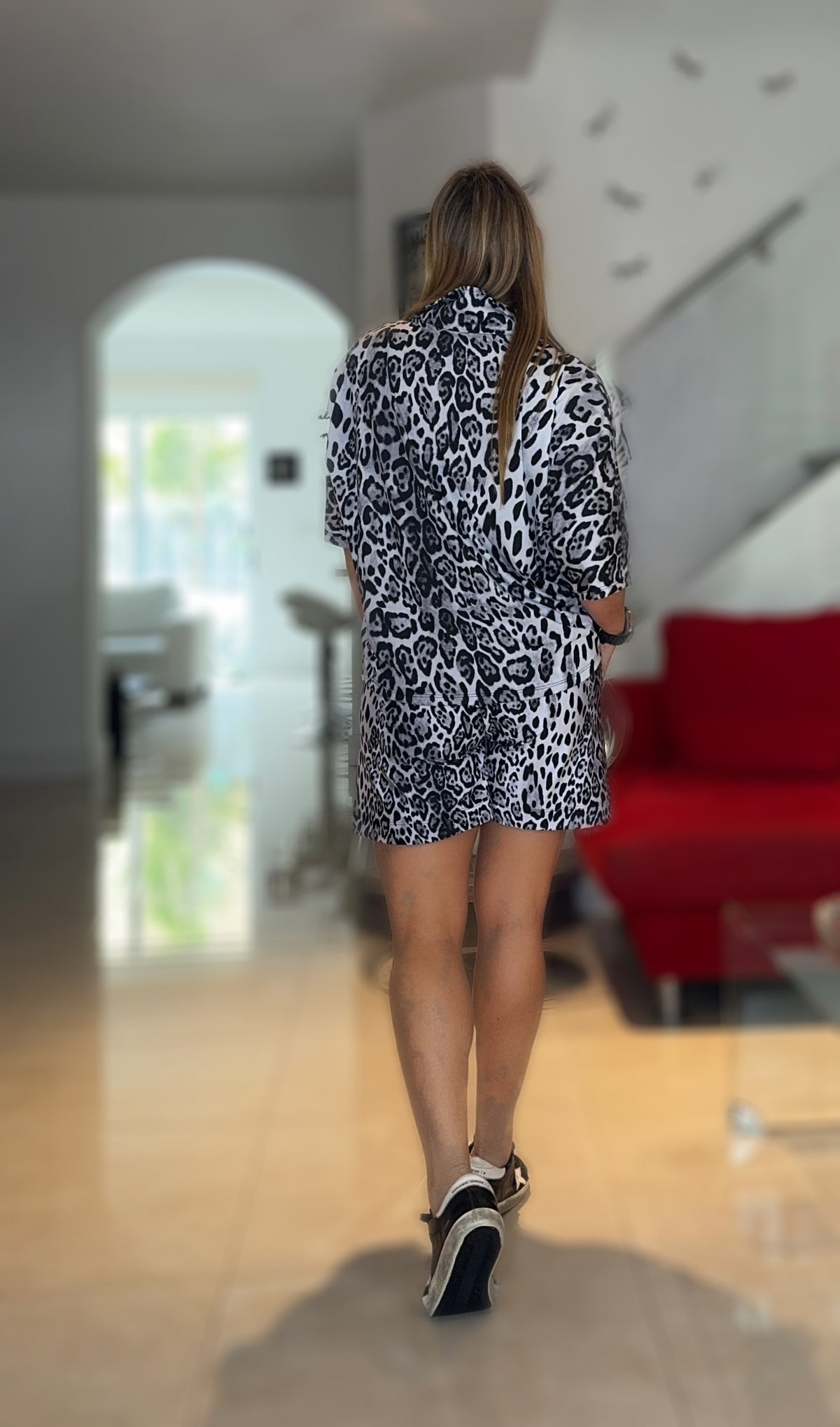 Wild B & W Olivia Short Set