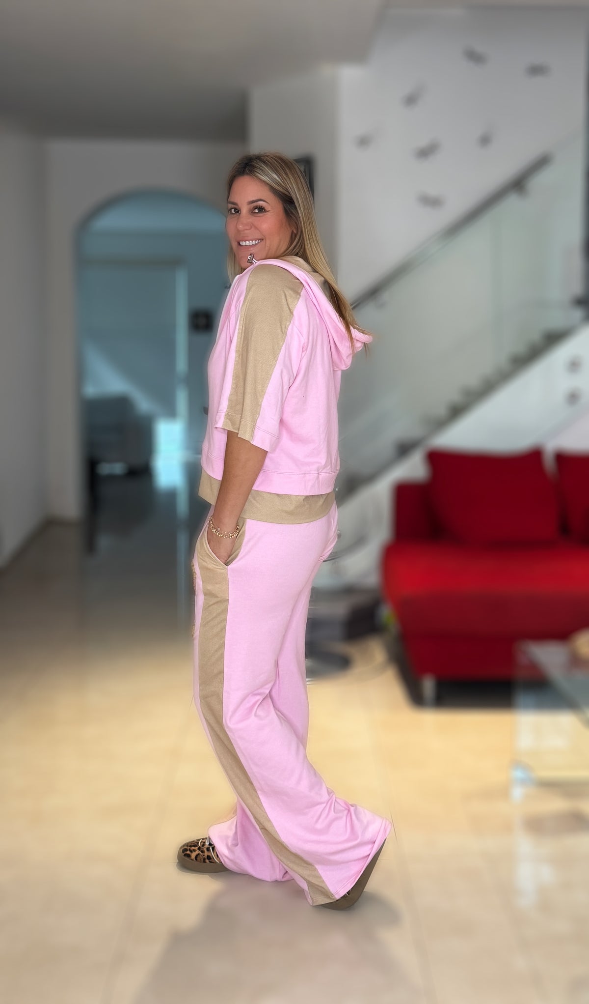 Light Pink Bear Helga Cozy Set