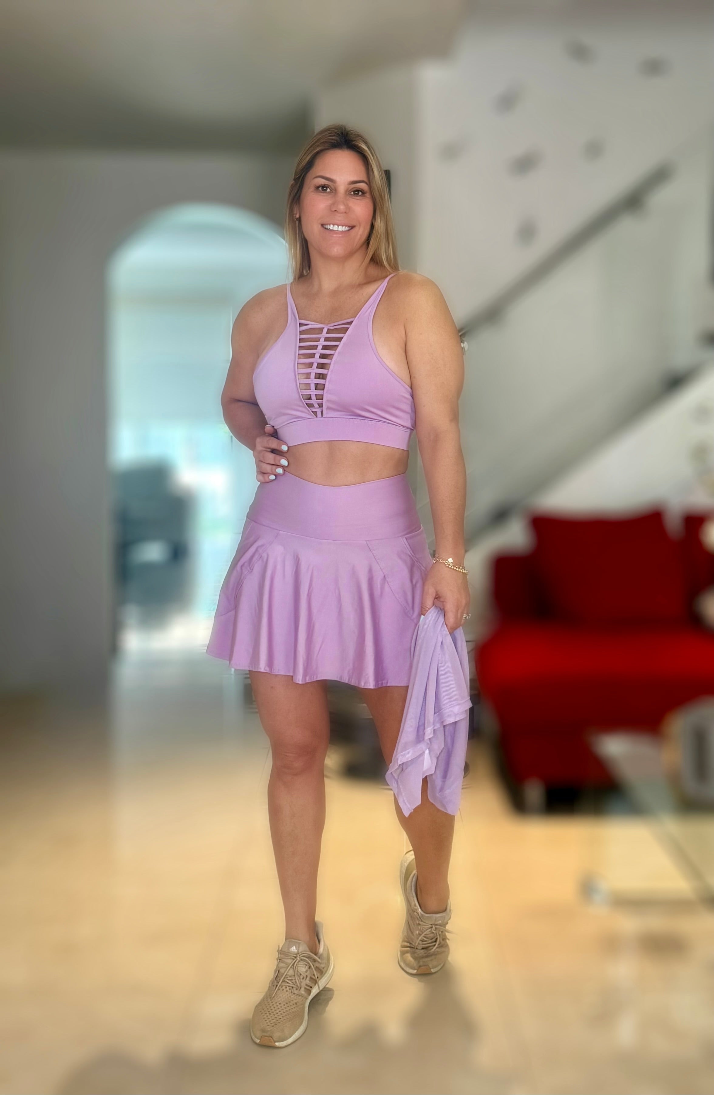 Solid Skorts Sets 3 Pieces