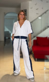 White Denim Cozy Set