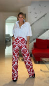 Red Baroque  Pant