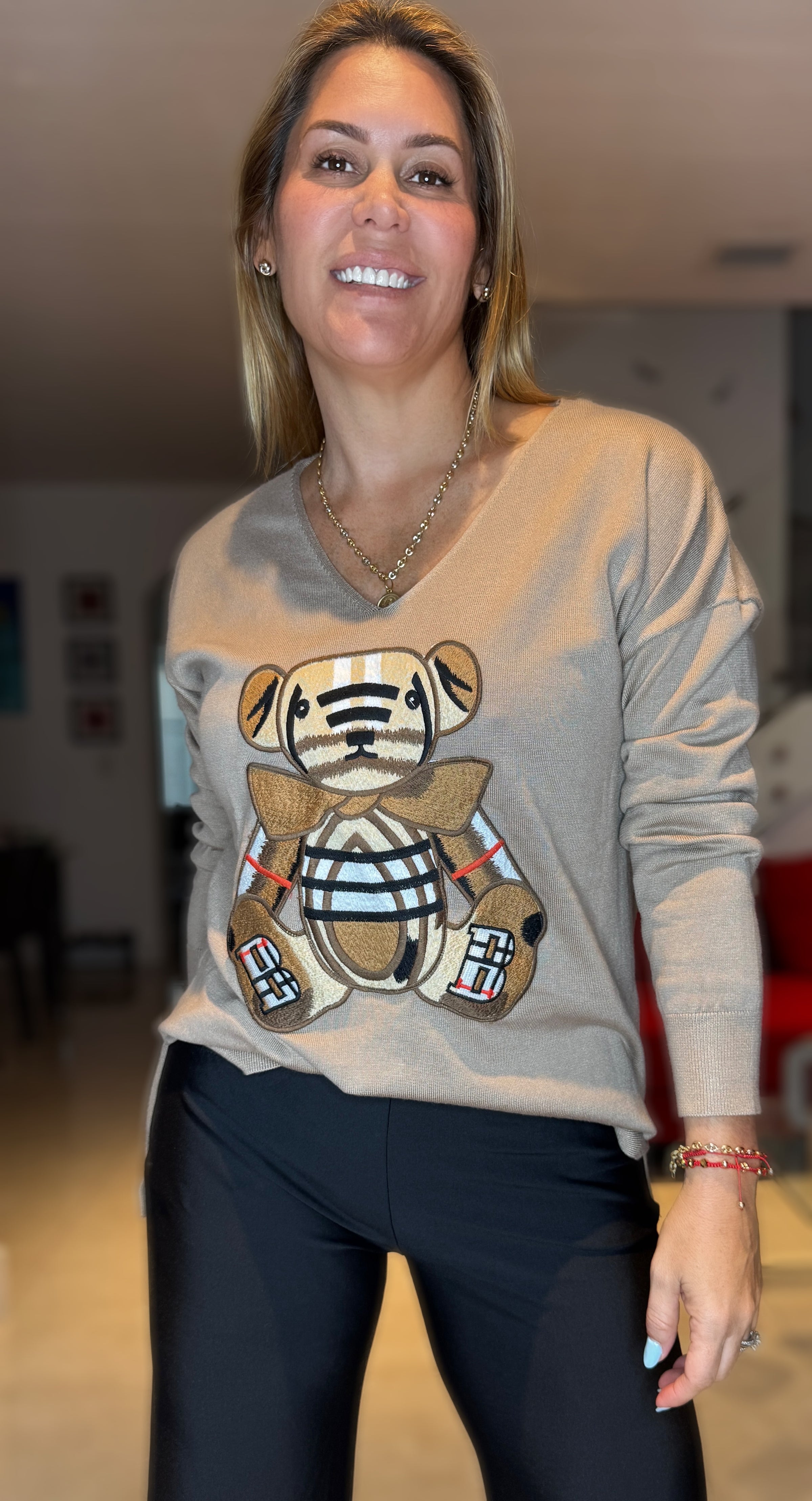 Nude Bear Sweater