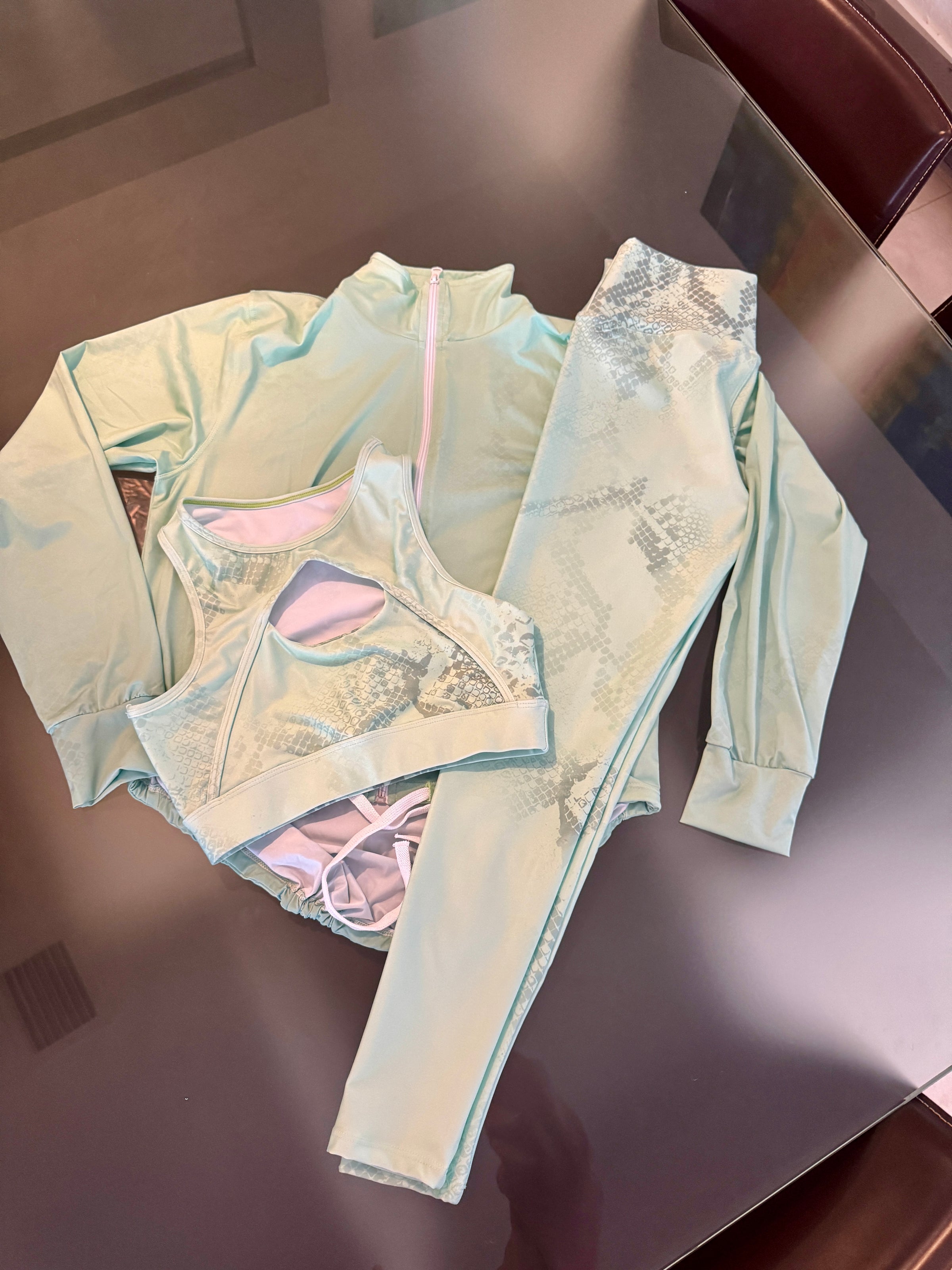 Mint Snake 3 Pieces Set