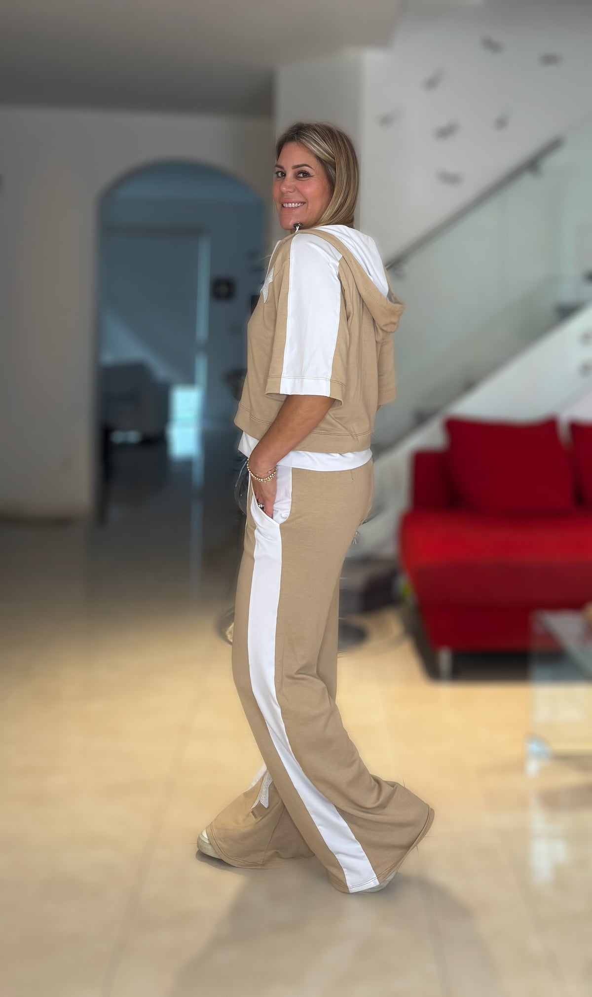 Beige Star Helga Cozy Set