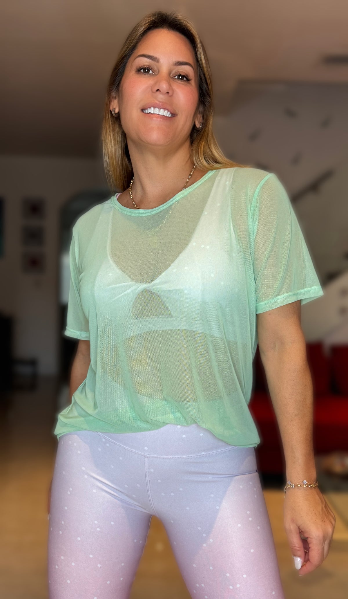 Mint Mesh Tshirt