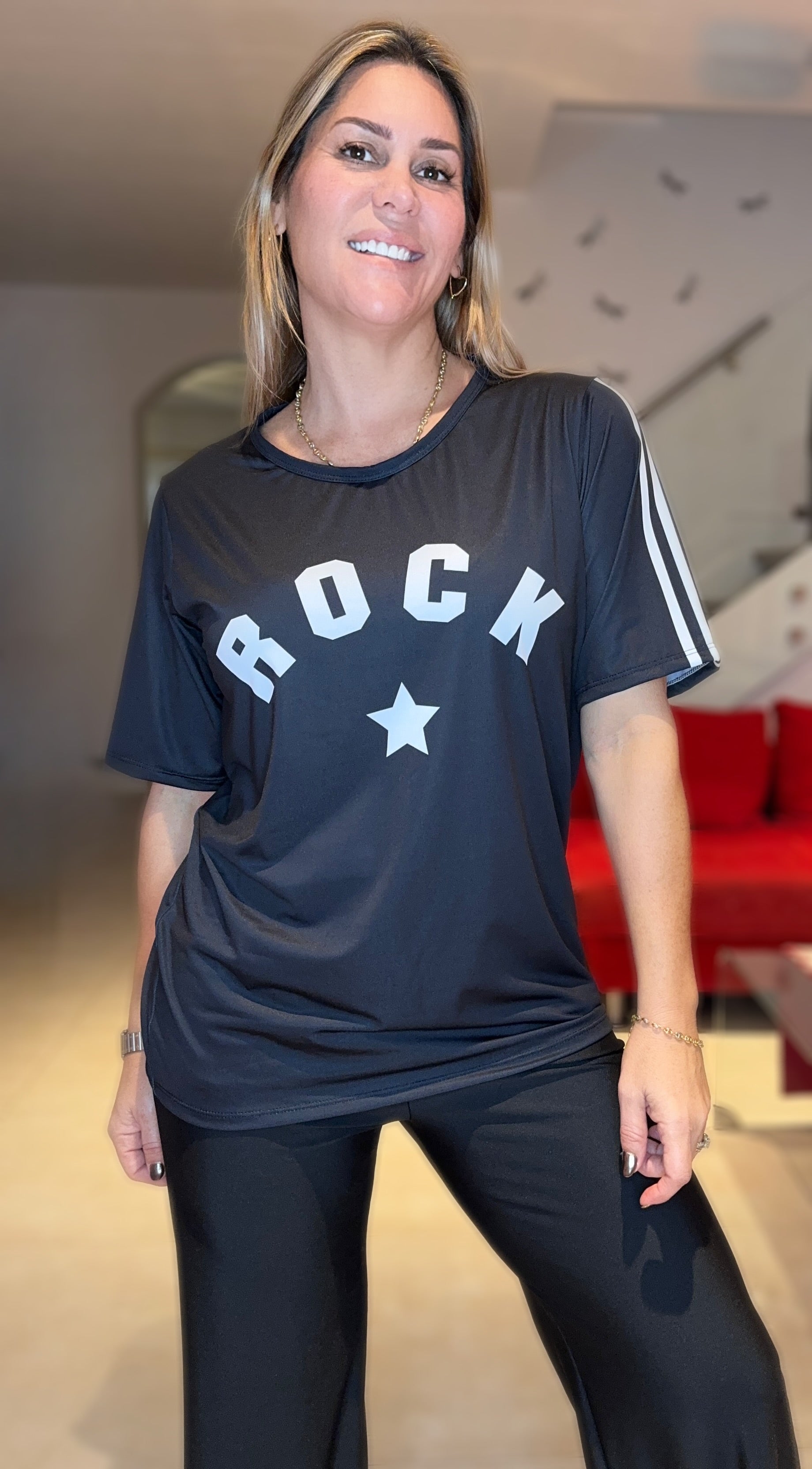 Black Rock Over Size Tshirt