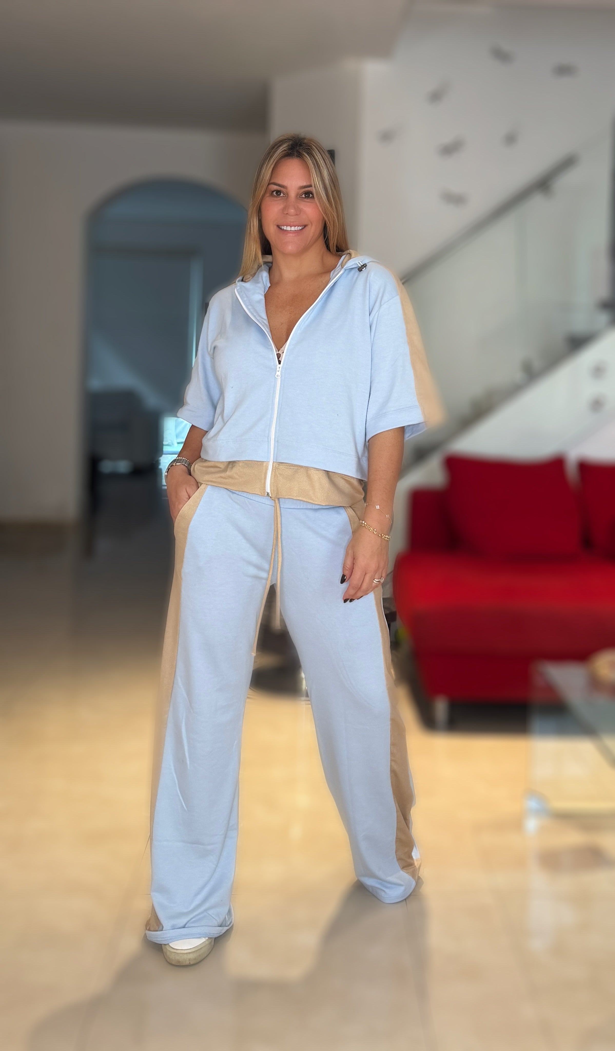 Baby Blue Cozy Set