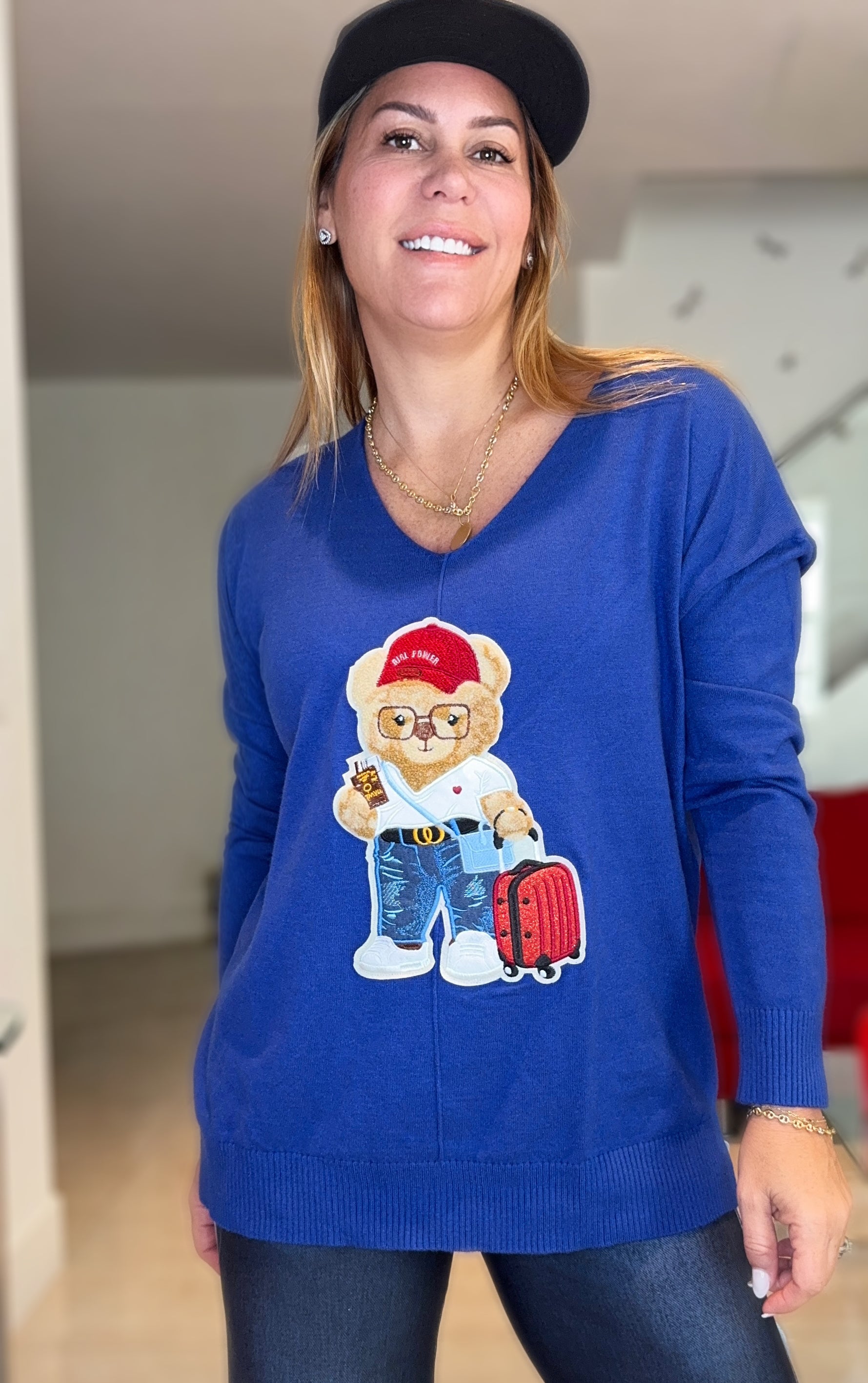 Blue  Bear Sweater